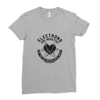 Electrons Are Negative Ladies Fitted T-shirt | Artistshot