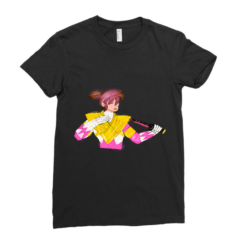 Limited Edition Pink Ranger Dragon Shield Ladies Fitted T-Shirt by hongquangd | Artistshot