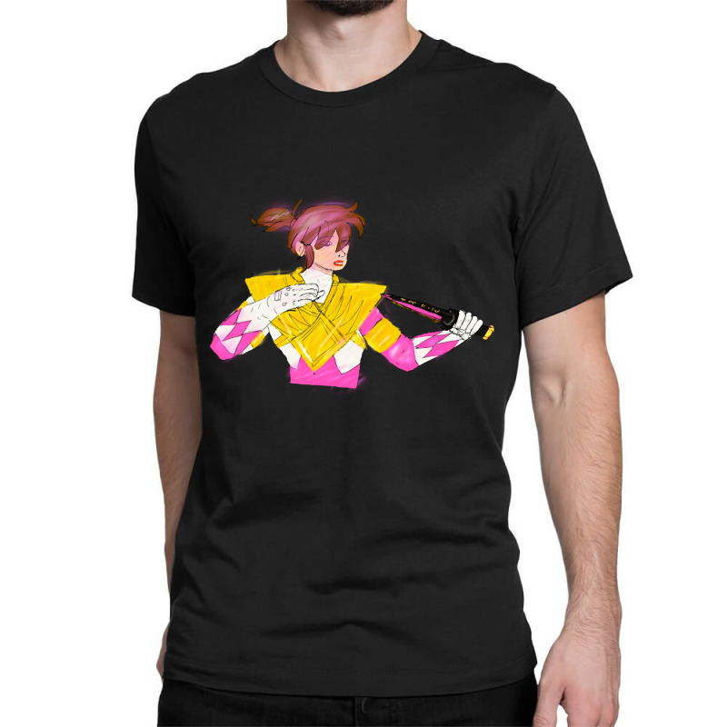 Limited Edition Pink Ranger Dragon Shield Classic T-shirt by hongquangd | Artistshot