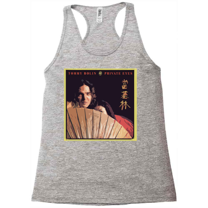 Tommy Bolin (private Eyes) Racerback Tank by caswelotitef | Artistshot