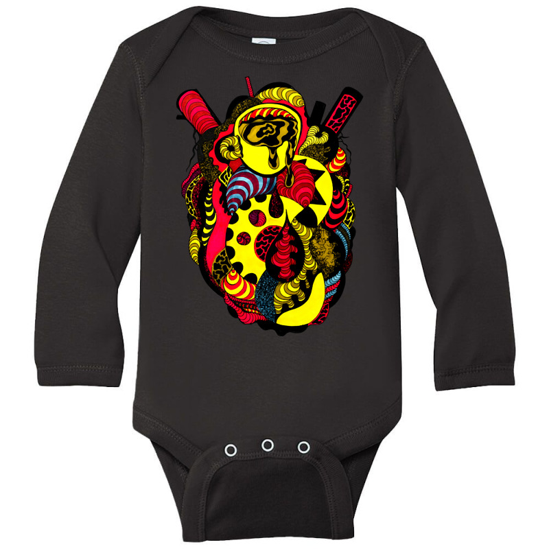 Trending Coffee Heart Long Sleeve Baby Bodysuit by michaelyounger19 | Artistshot