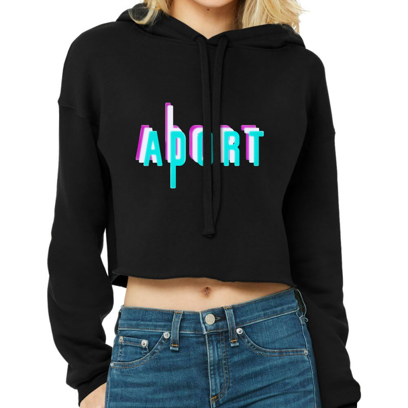 Aport/abort Cropped Hoodie by Veidmainas | Artistshot