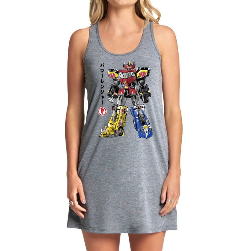 Hot Trend Mighty Morphin Megazord Sumi E Tank Dress by haodinhvan1 | Artistshot