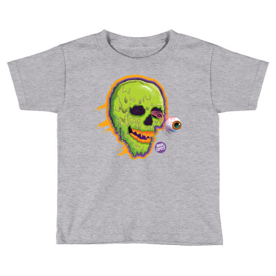Eyeball Skull Toddler T-shirt Designed By Johny Caputti