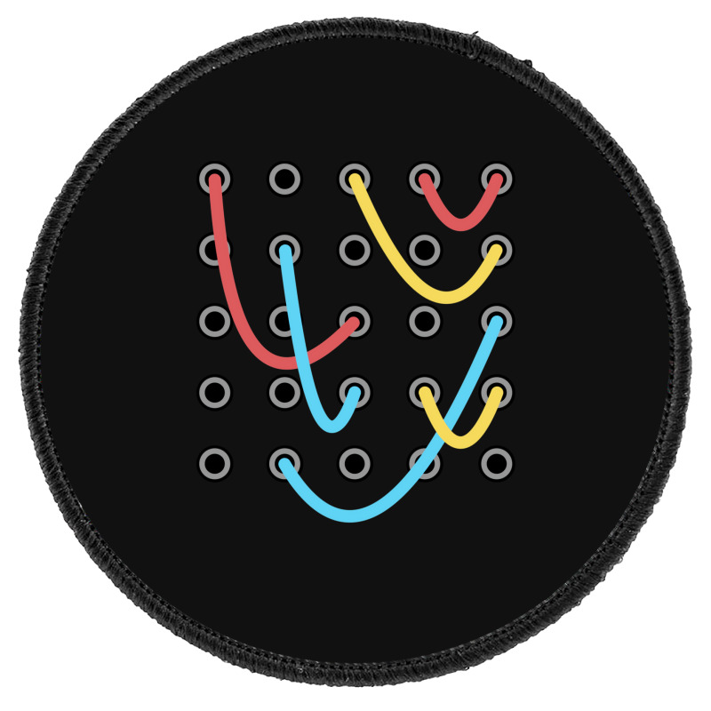 Analog Modular Synthesizer Round Patch | Artistshot