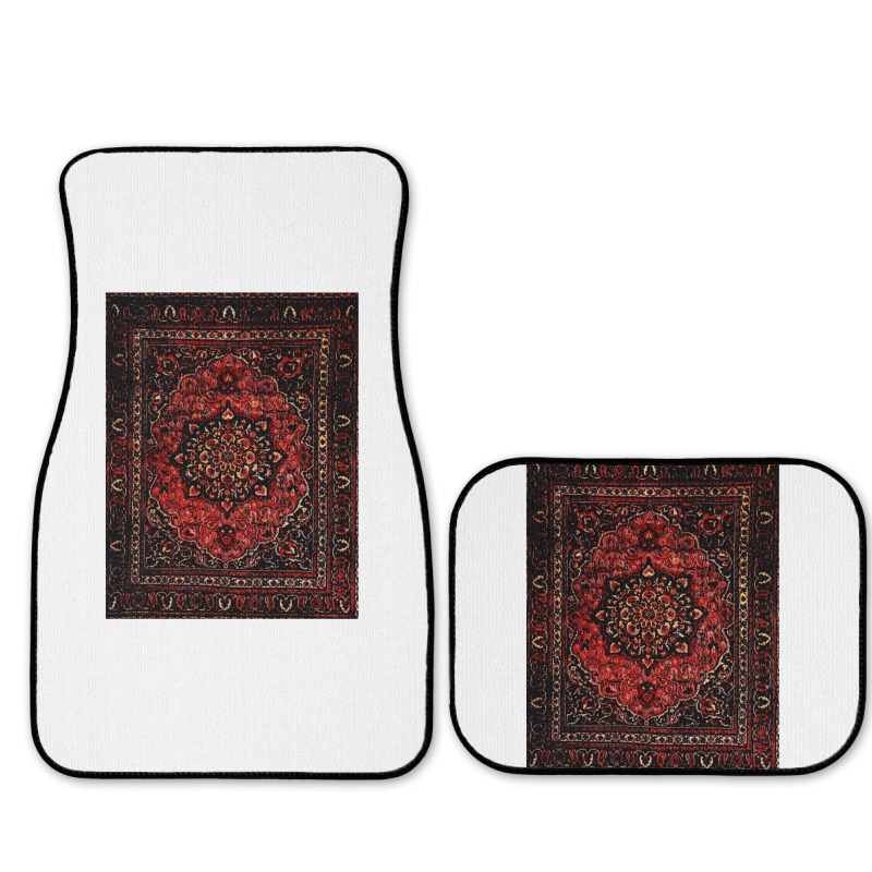 Persian Carpet Look In Rose Full Set Car Mats | Artistshot