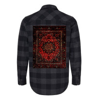 Persian Carpet Look In Rose Flannel Shirt | Artistshot