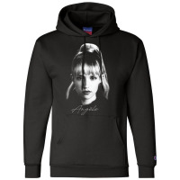 Angèle   Portrait Champion Hoodie | Artistshot