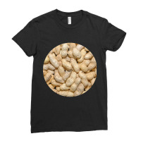 Limited Edition Salted Raw Peanuts In Shells Photograph Ladies Fitted T-shirt | Artistshot