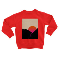 Pink Sun Toddler Sweatshirt | Artistshot