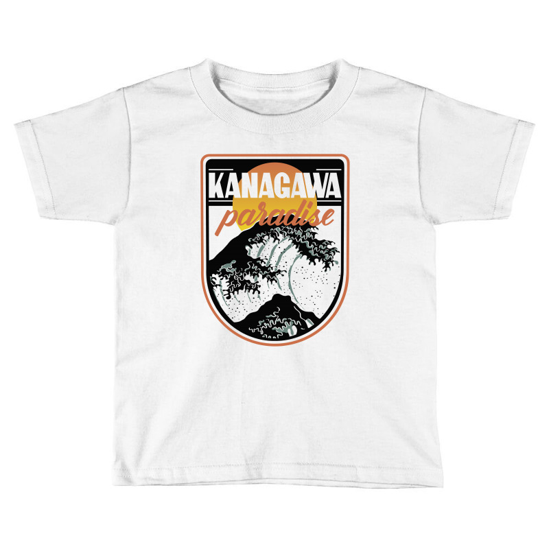 Kanagawa Paradise Toddler T-shirt by pedralouca | Artistshot