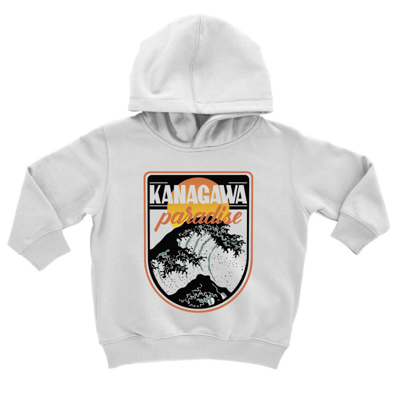 Kanagawa Paradise Toddler Hoodie by pedralouca | Artistshot