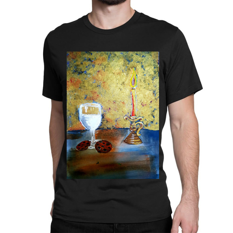 Candle Light Classic T-shirt by Mahroona's art | Artistshot