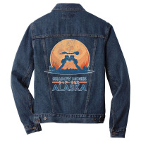 Shadow Moses Island  Metal Gear Solid Men Denim Jacket | Artistshot