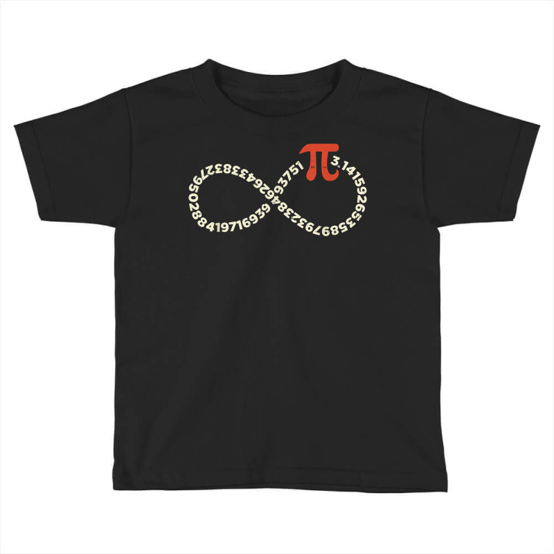 Funny Pi Day Shirt Infinity Symbol Math Geek Infinite Sign T Shirt Toddler T-shirt by adam.troare | Artistshot