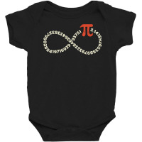 Funny Pi Day Shirt Infinity Symbol Math Geek Infinite Sign T Shirt Baby Bodysuit | Artistshot