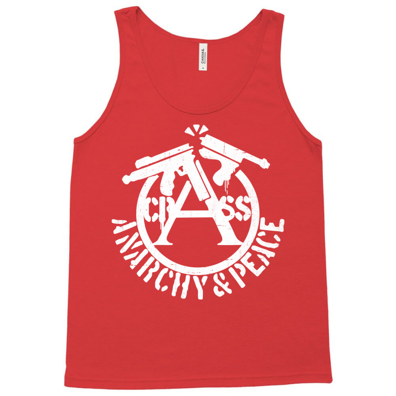 Crass Anarchy And Peace Tank Top by charkmatgenb | Artistshot