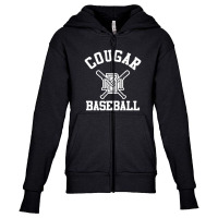 Cougars Baseball Youth Zipper Hoodie | Artistshot