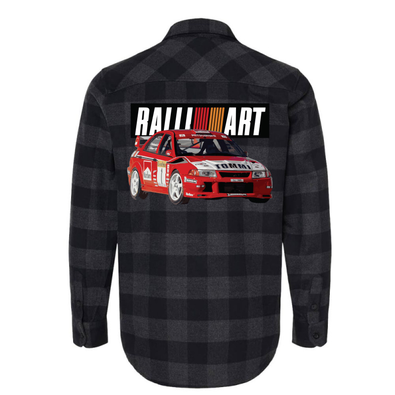 Evo 6 Tme Wrc Ralliart Mitsubish Evolution Enkei Tommi Mäkinen Flannel Shirt by wesaluarm | Artistshot