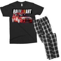 Evo 6 Tme Wrc Ralliart Mitsubish Evolution Enkei Tommi Mäkinen Men's T-shirt Pajama Set | Artistshot