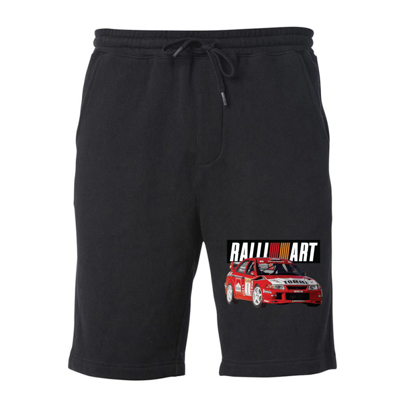 Evo 6 Tme Wrc Ralliart Mitsubish Evolution Enkei Tommi Mäkinen Fleece Short by wesaluarm | Artistshot