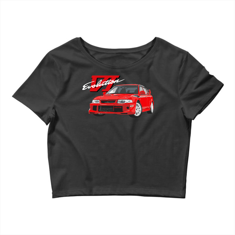 Mitsubish Evo Vi Tommy Makinen Edition Red Crop Top by mancsisalakop | Artistshot