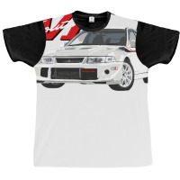 Mitsubish Evo Vi Tommy Makinen Edition White Graphic T-shirt | Artistshot