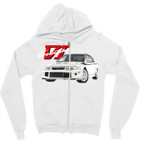 Mitsubish Evo Vi Tommy Makinen Edition White Zipper Hoodie | Artistshot