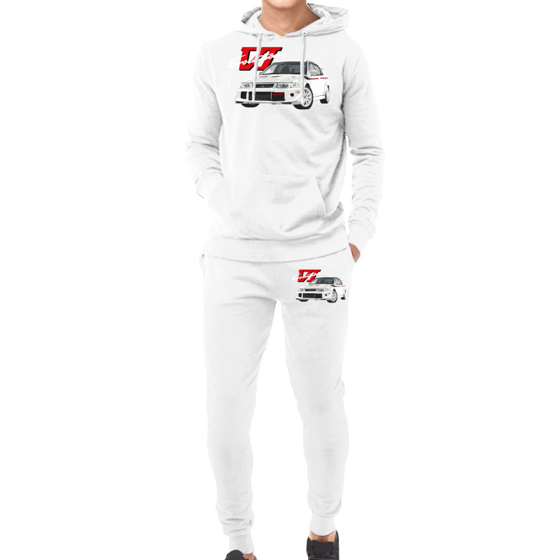 Mitsubish Evo Vi Tommy Makinen Edition White Hoodie & Jogger set by mancsisalakop | Artistshot