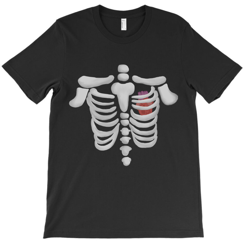 Trending Skeleton Ribs With Heart T-shirt | Artistshot