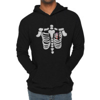 Trending Skeleton Ribs With Heart Lightweight Hoodie | Artistshot