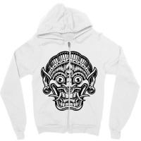 Balinese Barong Zipper Hoodie | Artistshot