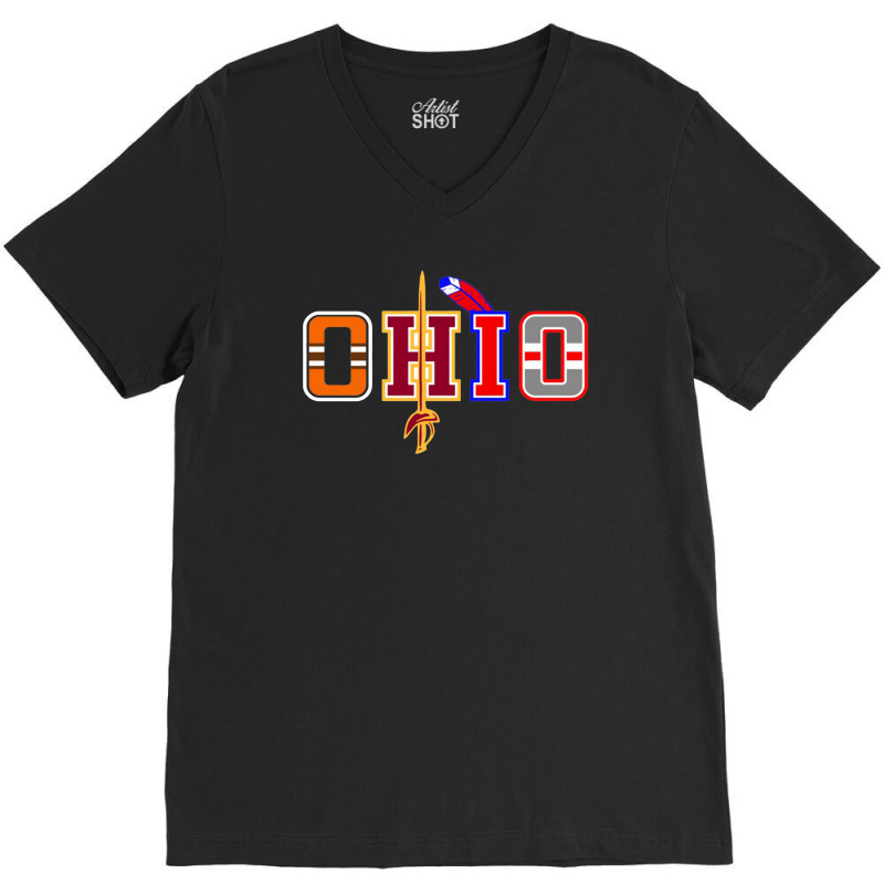 Baseball Gift Merch V-Neck Tee by David J | Artistshot