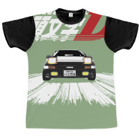 Initial D    Ae86 Chase Graphic T-shirt | Artistshot