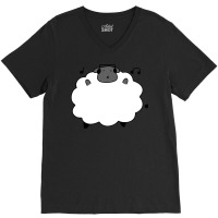 Dancing Headphones Sheep V-neck Tee | Artistshot