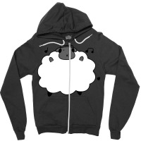 Dancing Headphones Sheep Zipper Hoodie | Artistshot