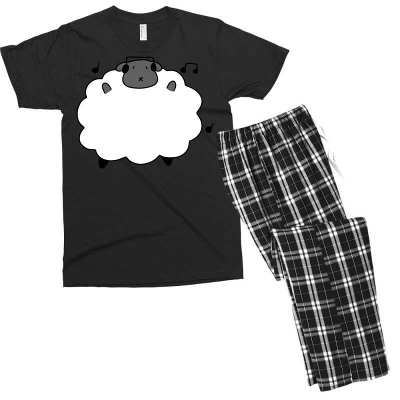 Dancing Headphones Sheep Men's T-shirt Pajama Set by ilham12 | Artistshot