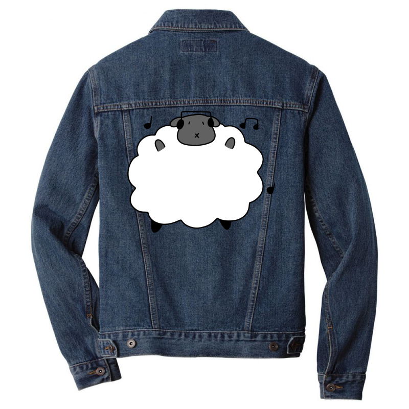 Dancing Headphones Sheep Men Denim Jacket by ilham12 | Artistshot