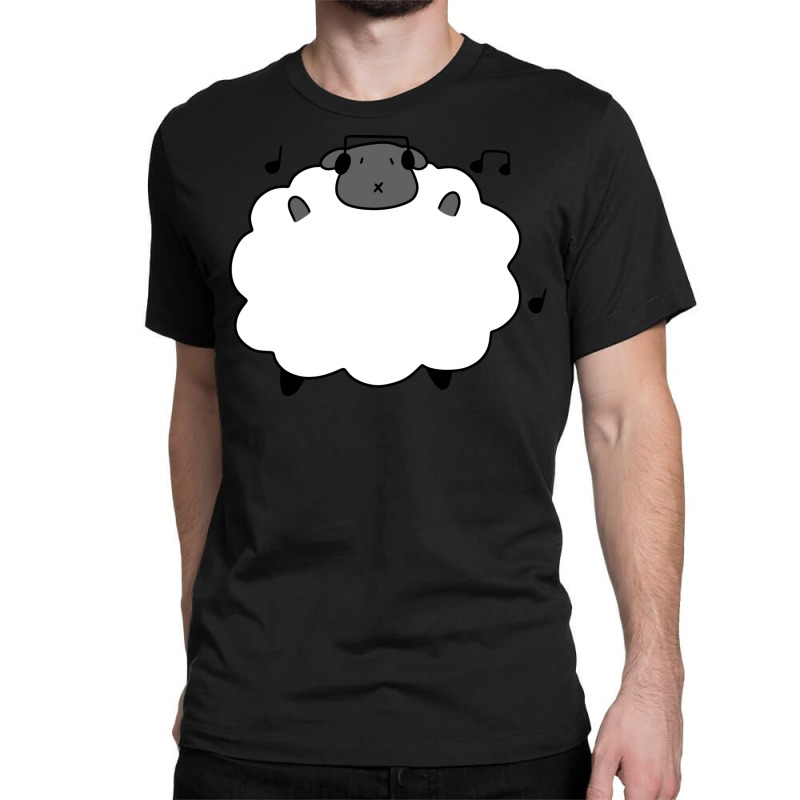 Dancing Headphones Sheep Classic T-shirt by ilham12 | Artistshot