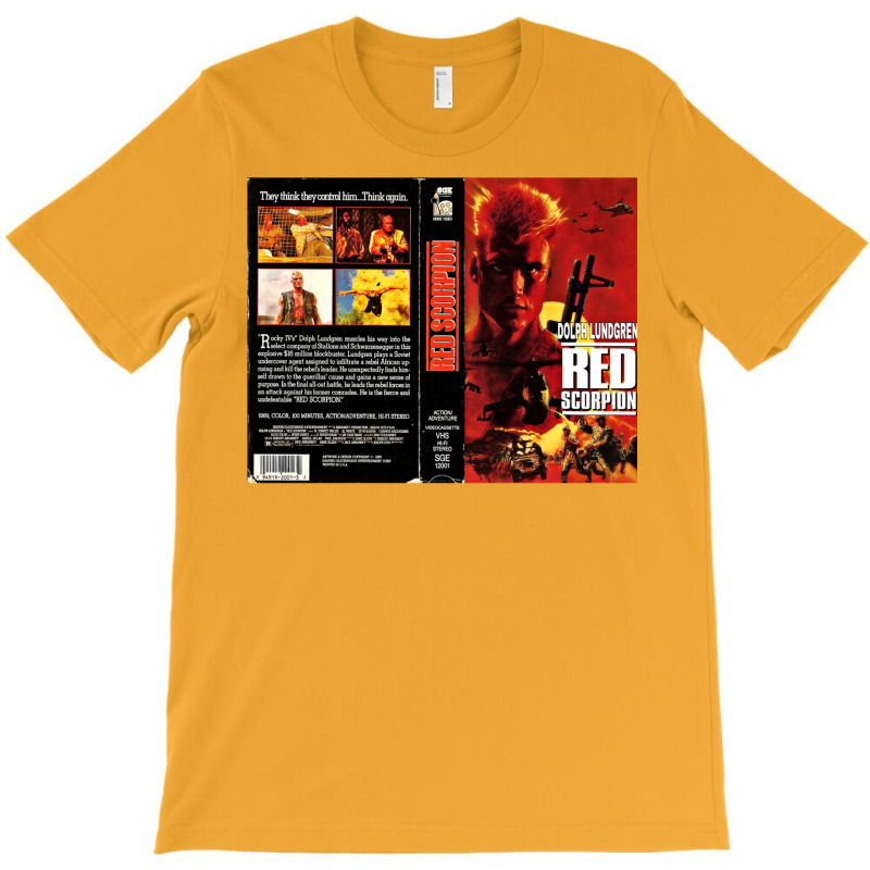 Red Scorpion Vhs T-Shirt by sinayxhuljaa | Artistshot