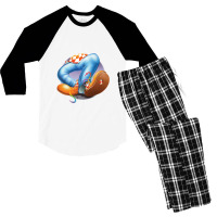 Walking 'grateful' Europe Men's 3/4 Sleeve Pajama Set | Artistshot