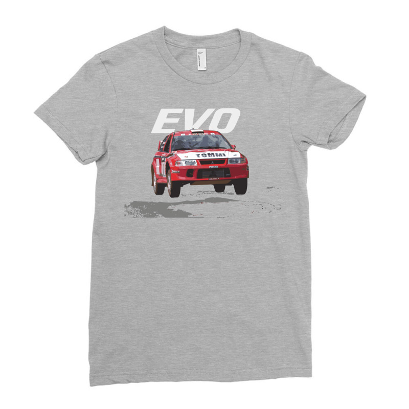 99 Wrc Champion Tommi Mäkinen Evo Ladies Fitted T-Shirt by vivienorumaay | Artistshot