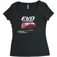 99 Wrc Champion Tommi Mäkinen Evo Women's Triblend Scoop T-shirt | Artistshot