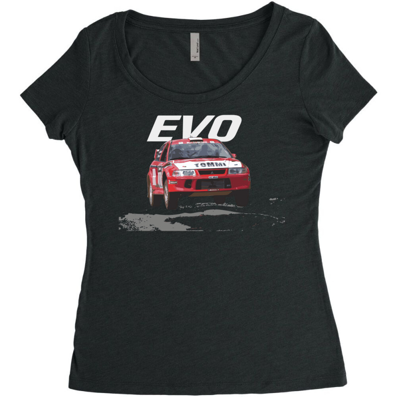 99 Wrc Champion Tommi Mäkinen Evo Women's Triblend Scoop T-shirt by vivienorumaay | Artistshot