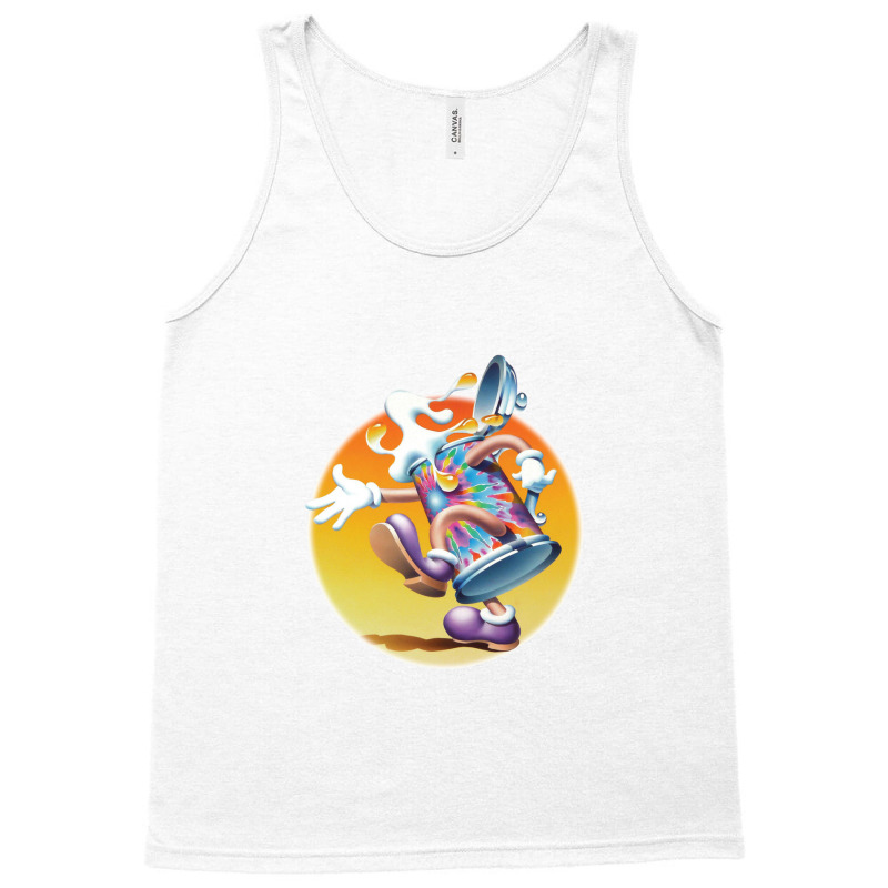 Creamy 'grateful' Can Tank Top | Artistshot