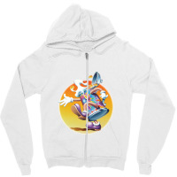 Creamy 'grateful' Can Zipper Hoodie | Artistshot