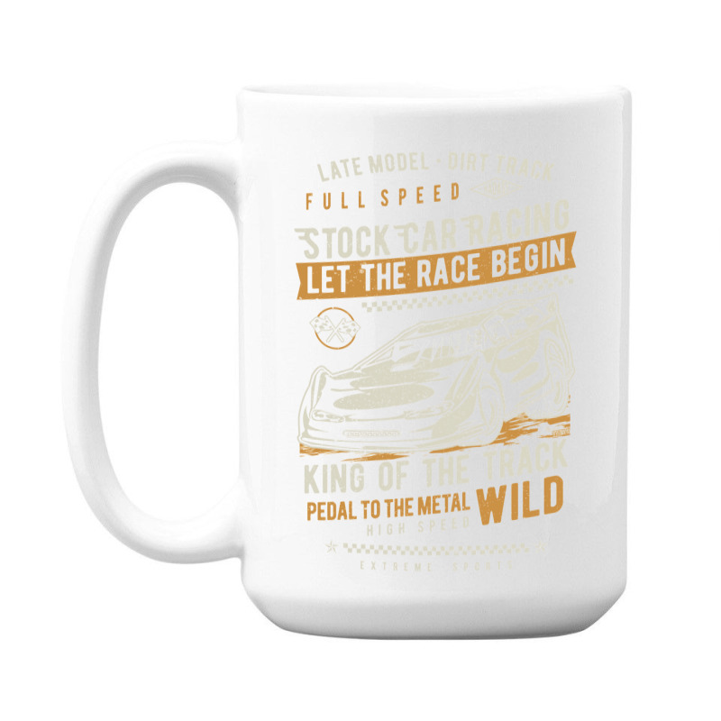 Dirt Track Racing Late Model Wild 15 Oz Coffee Mug | Artistshot