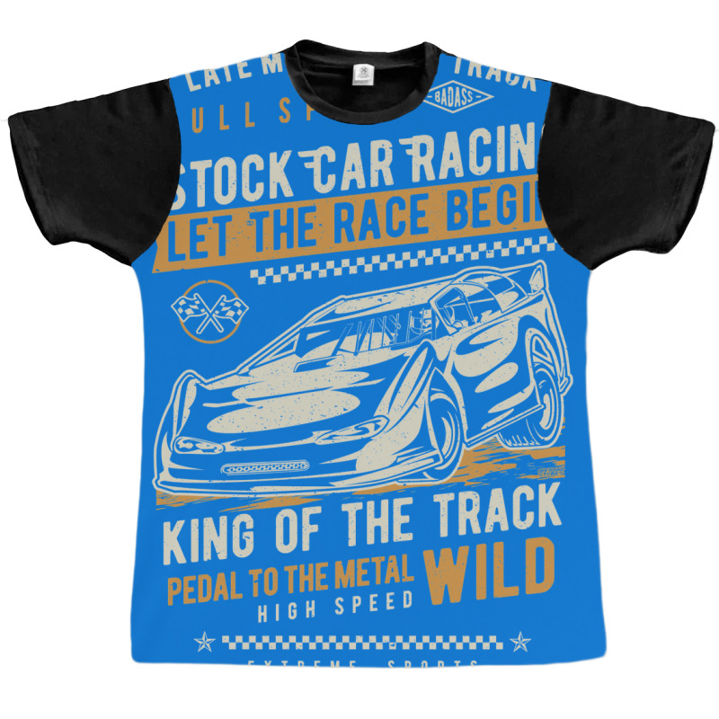 Dirt Track Racing Late Model Wild Graphic T-shirt | Artistshot