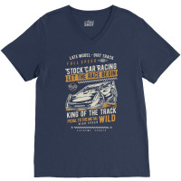 Dirt Track Racing Late Model Wild V-neck Tee | Artistshot