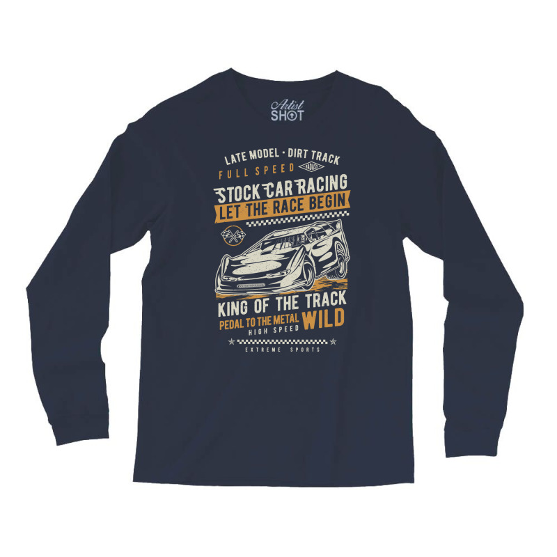 Dirt Track Racing Late Model Wild Long Sleeve Shirts | Artistshot